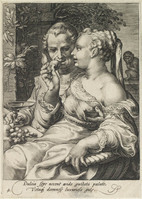 TvB G 2528
<br/>
Proeven (vijf zintuigen)
<br/>
<em>Saenredam, Jan (ca. 1565/1566-1607)</em>